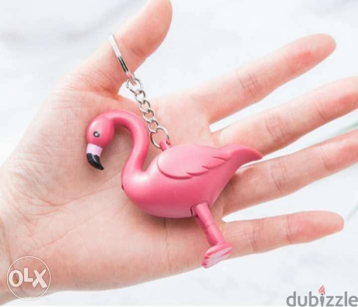 High quality flamingo light and sound keychain 10$ 4
