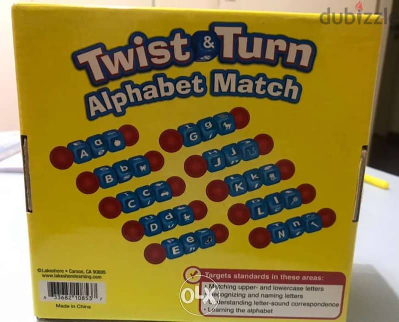 3 years educatif toys Alphabet twist & turn 2