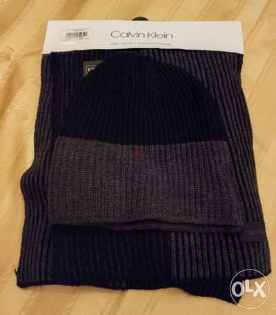 Calvin klein original hat and scarf