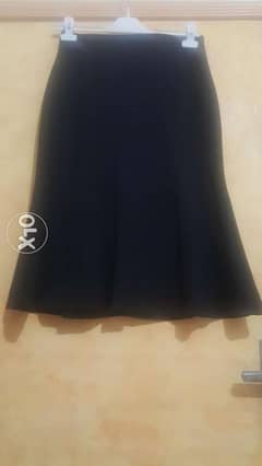 JENSEN black skirt 38 تنورة