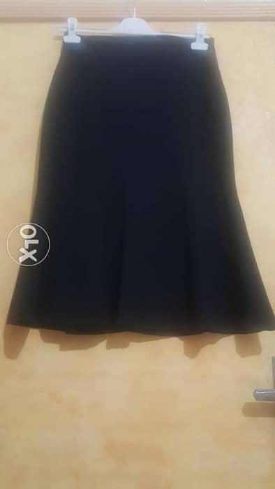 JENSEN black skirt 38 تنورة 0