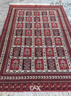 سجاد عجمي. شغل يدوي صوف136/195. persian carpet. tapis. Hand made