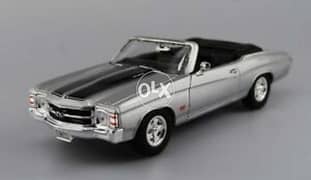 '71 Chevelle SS Convertible diecast car model 1:24. 0