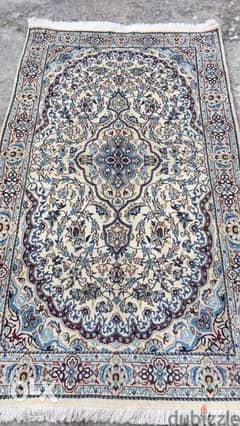 سجاد عجمي نايين120/205. persian carpet. tapis. Hand made