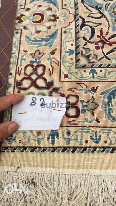 سجاد عجمي نايين120/205. persian carpet. tapis. Hand made 2
