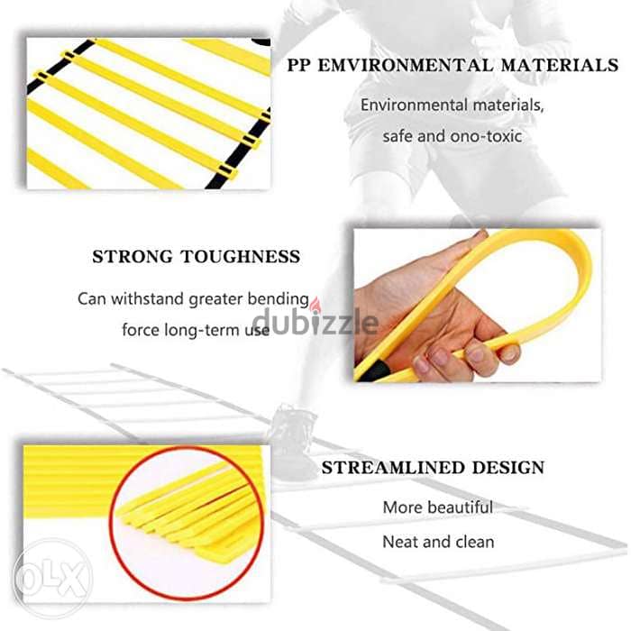 Agility Ladder 5m/8m with Carrying Bag 3