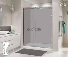 Glass shower cabinet enclosure
