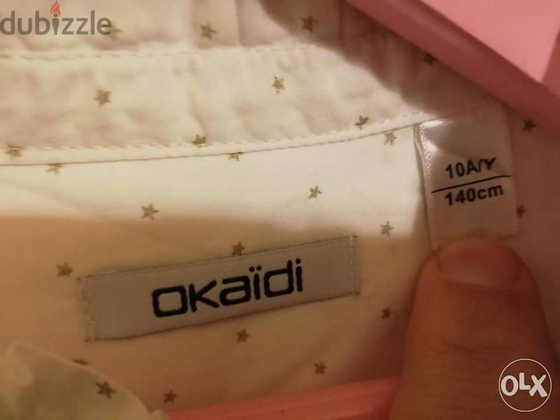 Okaidi shirt with small stars 2