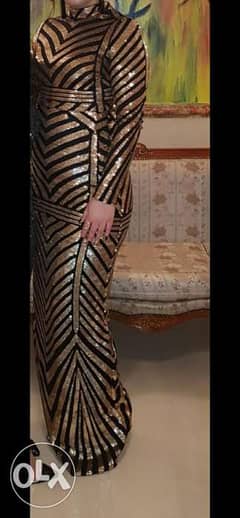 Key couture long dress