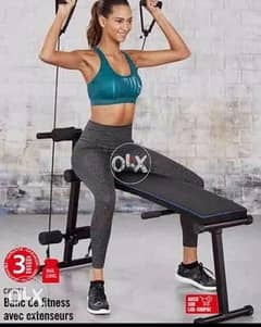 Crivit Exercise Bench Fitness Bench Full Body Muscle Strength Training 0