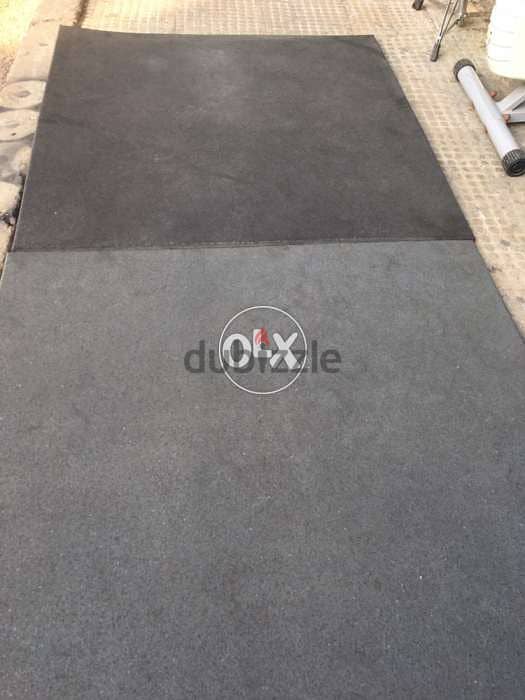 floor rubber mat like new very good quality 1