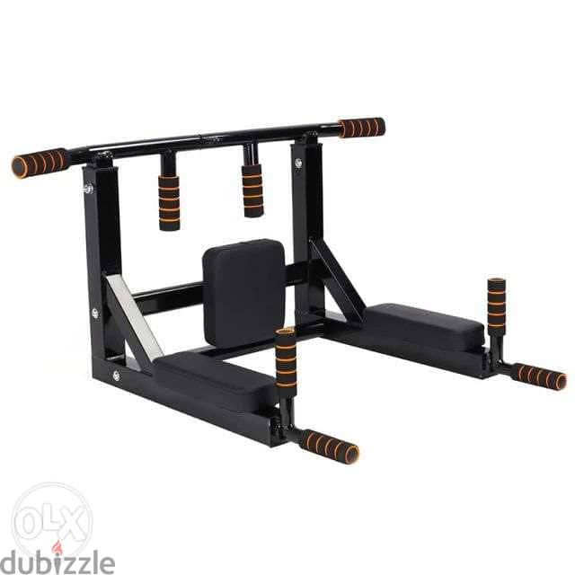 Multi Wall Mounted Adjustable Knee Raise Pull Chin Up Bar Dips Station 6