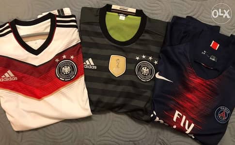 3 original nike and adidas jerseys BUY 2 and get the 3rd for free