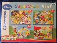 Supercolor puzzles 4 in 1