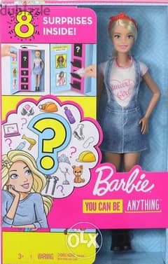 Barbie Doll With 2 Surprise Career Looks Featuring 8 Surprises 0
