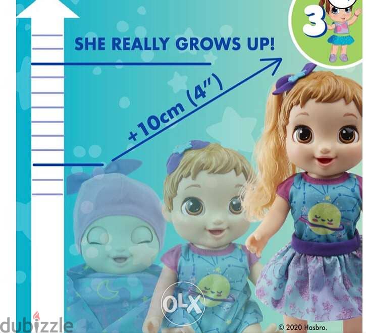 Baby Alive Baby Grows Up Growing and Talking Baby Doll, 1 Surprise Dol 4