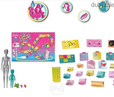 Barbie Color Reveal Set with 50+ Surprises Including 2 Dolls, 3 Pets &