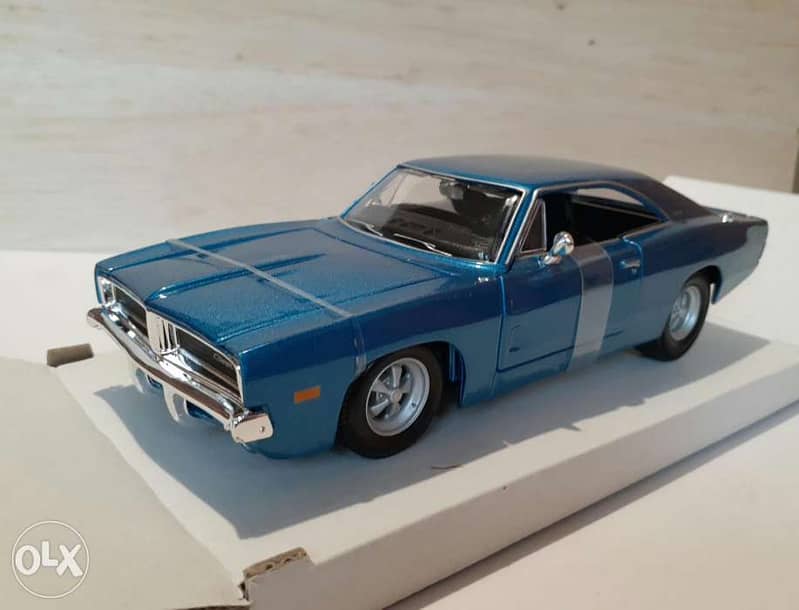 Charger 69 diecast car model 1:25. 1