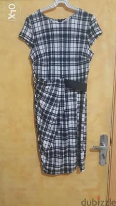 ASOS checkered dress 40 42 new