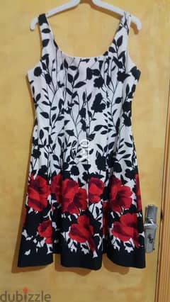 JESSICA HOWARD floral cotton dress 40 42 فستان 0