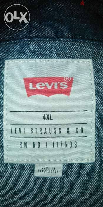 Levi's jeans shirt long sleeves size 2XL 3XL 4XL 5XL 4