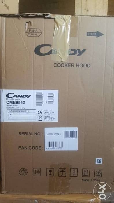 Candy Cooker Hood (Brand New) Italian شفاط مطبخ كاندي (جديد) ايطالي 3