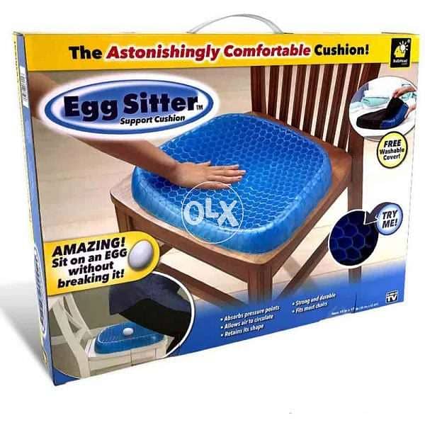 Egg Sitter Seat Cushion with Non-Slip Cover 0