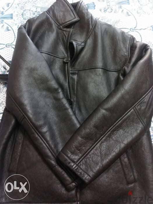 Shearling leather jacket 1