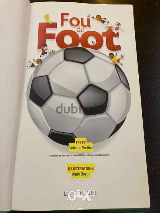 Larousse fou de foot - kids book - livre (histoire) 1