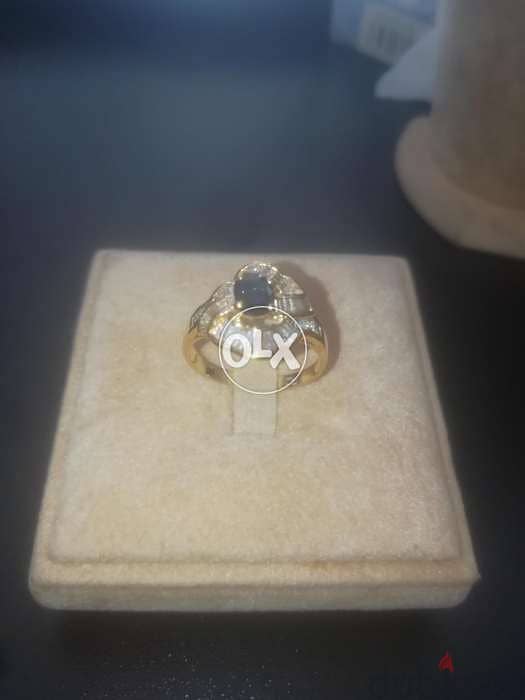 Vintage diamond & saphire ring 1