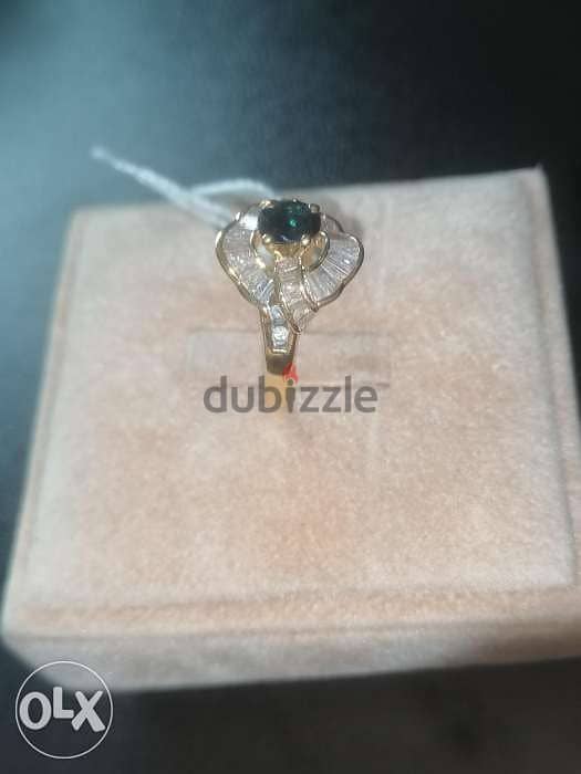 Vintage diamond & saphire ring 5