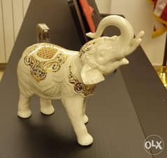 Lenox elephant decorated with colored gems 0