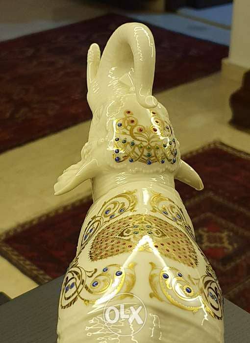 Lenox elephant decorated with colored gems 1