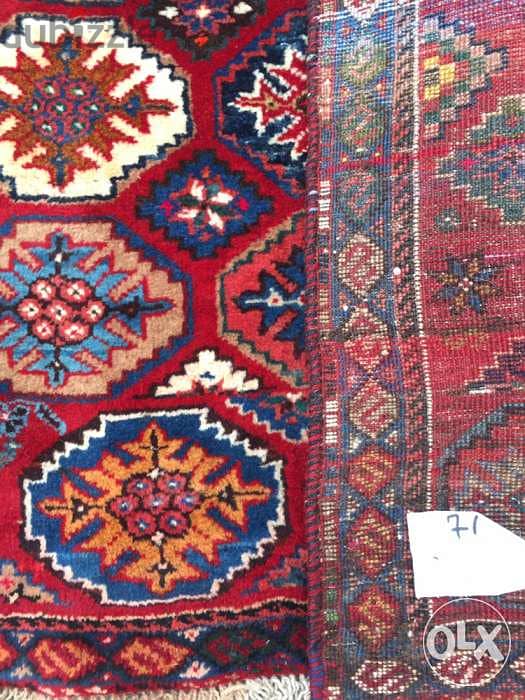سجاد عجمي. شغل يدوي صوف195/80. Persian Carpet. Tapis. Hand made 4
