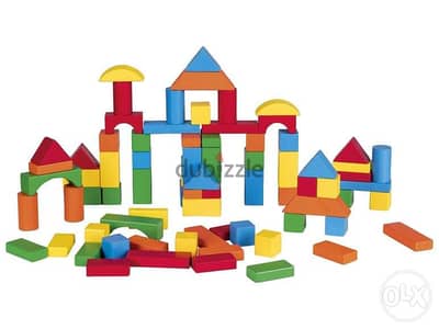 Playtive wooden bloks 80 pieces