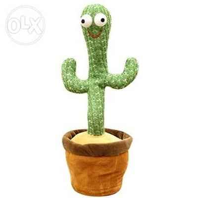 Portable Twisting Music Song Dancing Cactus Toy Room Decoration kid