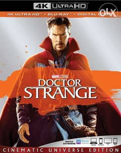 Doctor Strange 4k+Blu ray+Digital HD