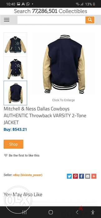 Mitchell&ness authentic dallas cowboys jacket 4