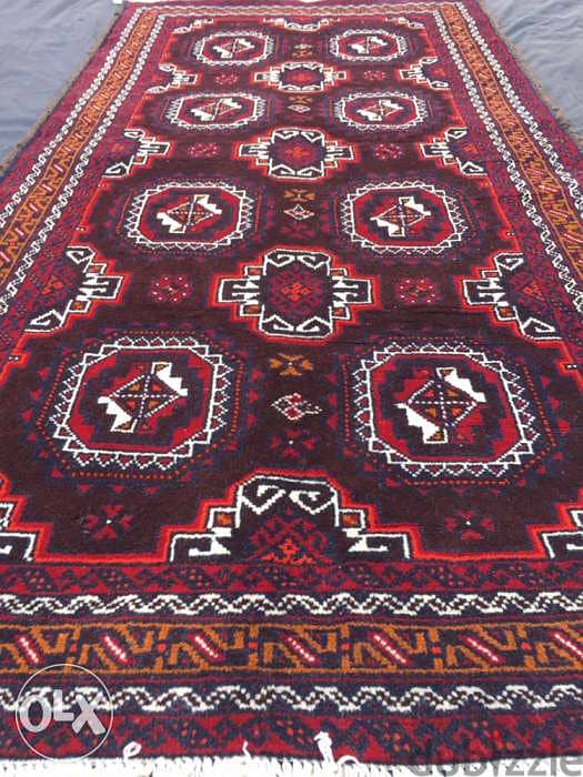 سجاد عجمي. 195/102persian carpet. tapiso. Hand made 4