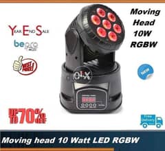 Moving Head Led RGBW 10 watt Lighting Stage