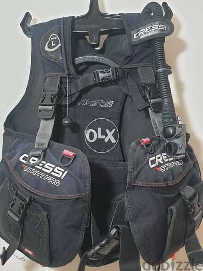 Bcd Cressi start pro , weight pocket large /xl