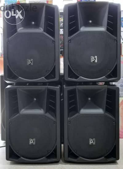 4 speaker beta 3 15" passive plastic new not used