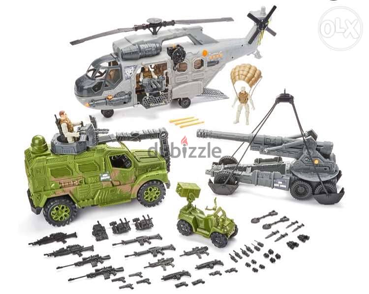 Military Giant Play Set, 57 Pieces 1