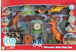 Dinosaur gate playset,78 pieces.