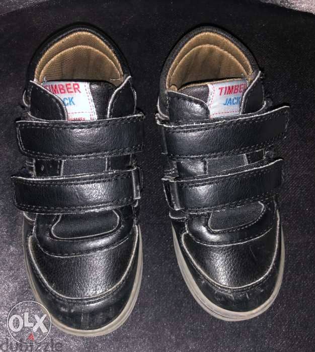kids shoes for boy, good quality , black color, size 28 1