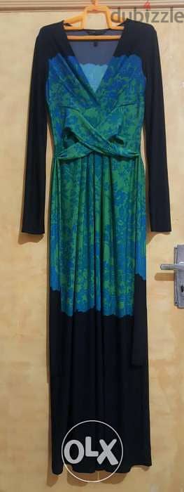 BCBG Maxazria Nancy maxi dress medium 38 40 Rrp 348$ فستان ماكسي