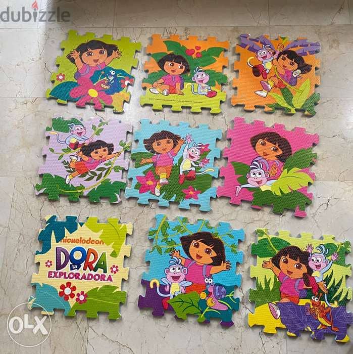 play matt -Dora 9 pcs detachable for kids 0