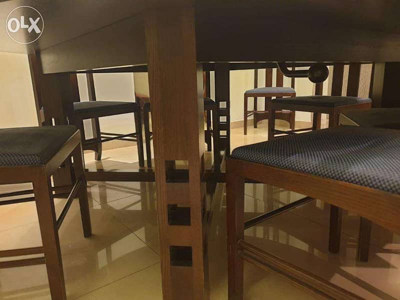 Vintage Charles Rennie Mackintosh Dining table ,chairs, and sideboard 1