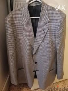 black and white blazer for man size 54 like new