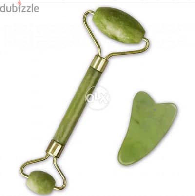 jade roller and gua sha set